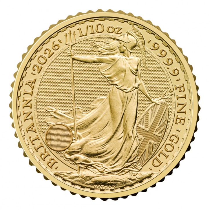 1/10 oz Gold Britannia 2026 / Neuware