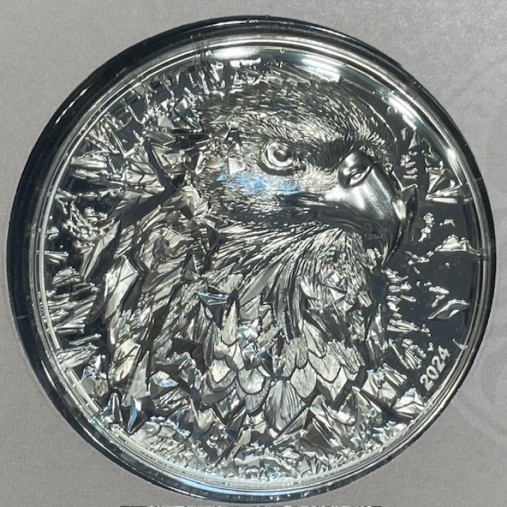 3 oz Silber Cook Islands Ultra High Relief Smartminting in Proof " Silver Burst Bald Eagle "  inkl. Box/COA - max 999