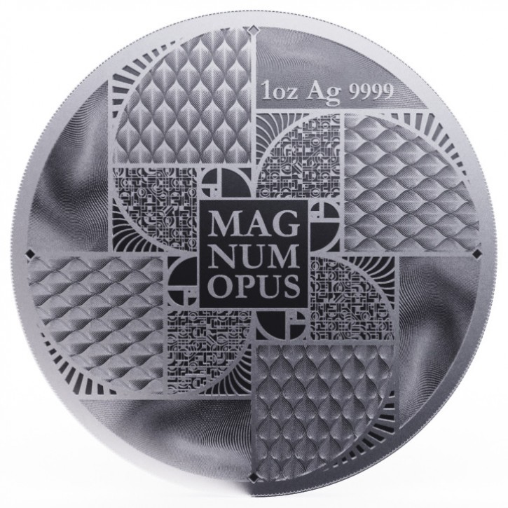 1 oz Silber Niue " Magnum Opus 2023 " BU ( diff.besteuert nach §25a UStG ) - LZ ca. Ende April