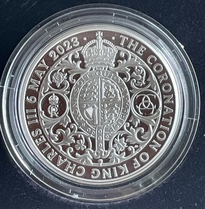 1 oz Silber UK Royal Mint PROOF New interpretation of the Royal Arms / Coronation of His Majesty King Charles III inkl. Booklet / COA / Box und Aussenkartonage ( diff.besteuert nach §25a UStG )