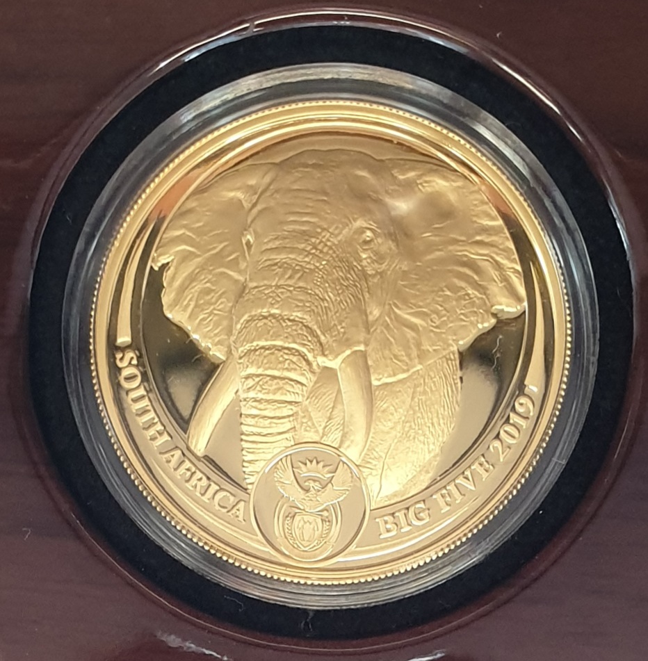 Te Serie Big Five X Oz Gold Proof In Box Coa Big Five South