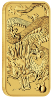 1 oz Gold Perth Mint Dragon Rectangular 2022 in Kapsel - max. 8888