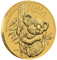 1/10 oz Gold Perth Mint " Koala 2024 " in Kapsel - max. 25.000