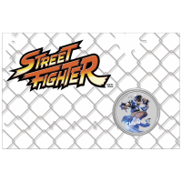 1 oz Silber Coincard Perth Chun Li in Kapsel - max 1.000 / Zweite Ausgabe der Serie " Streetfighter "