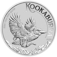 10 oz Silber Perth Mint Kookaburra 2024 in Kapsel mit Charles III Effigy  ( diff.besteuert nach §25a UStG )