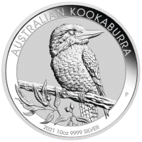 10 oz Silber Perth Mint Kookaburra 2021 ( diff.besteuert nach §25a UStG )