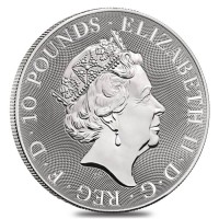 10 oz Silber Royal Mint / Queen's Beast / RCM / Perth Mint " Gute Qualität / Auswahl d. Motives und Jahr bei Verkäufer " in Kapsel ( diff.besteuert nach §25a UStG )