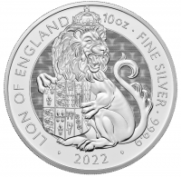 10 oz Silber Royal Mint / United Kingdom " Royal Tudor Beast Lion of England "