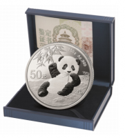 150 Gramm Silber Panda 2020 Proof inkl. Box & COA  ( diff.besteuert nach §25a UStG )