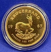 1 oz Gold Krügerrand 1967 ( erster Jahrgang )