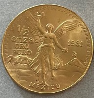1/2 oz Gold Mexiko Libertad 1981