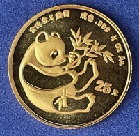 1/4 oz Gold China Panda 1984