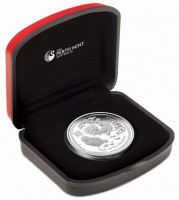 1 oz Silber Perth Mint PROOF Lunar Hahn 2017 inkl. Box / COA  ( diff.besteuert nach §25a UStG )