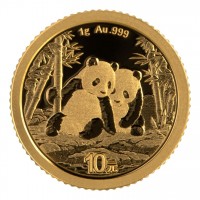 1 Gramm Gold Panda 2026 in Folie - 10 Yuan