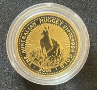 1/10 oz Gold Perth Mint Känguru 2001