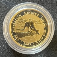 1/10 oz Gold Perth Mint Känguru 2003