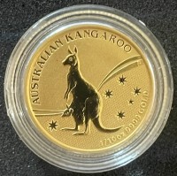 1/10 oz Gold Perth Mint Känguru 2009 in Kapsel