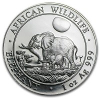 20 X 1 oz Silber Somalia Elefant 2011 / 2te Wahl/ opt. Mangel  ( diff.besteuert nach §25a UStG )