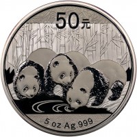 5 oz Silber Panda 2013 Proof inkl. Box & COA  ( diff.besteuert nach §25a UStG )