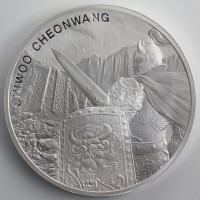10 oz Silber Korea Chiwoo Cheonwang in Kapsel 2020 - max Auflage 300