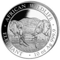 10 oz Silber Somalia Elefant 2020 ( diff.besteuert nach §25a UStG )
