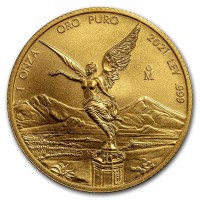 1 oz Gold & 1/2 oz Gold Mexiko Libertad BU 2021