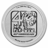1 oz Silber Niue " Ms.PAC-MAN™ 40th Anniversary " 2021 - max. 20.000 Stück ( diff.besteuert nach §25a UStG )