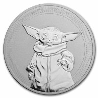 1 oz Silber Niue " Star Wars Baby Yoda / New Zealand Mint " 2021 - max 25.000  ( diff.besteuert nach §25a UStG )