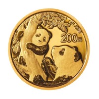 15 Gramm Gold Panda 2021 in Folie