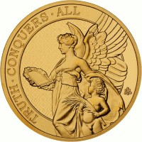 1 oz Gold St. Helena 2022 The Queen's Virtues " Truth " inkl. Kapsel - 2nd in the Series