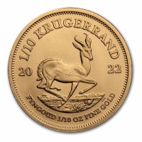 1/10 oz Gold Krügerrand Neuware ( 2022/2021 )