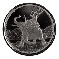 1 oz Silber Gibraltar 2022 " War Elephant " Scottsdale Mint / in Kapsel / Chipboard - max 15.000 ( diff.besteuert nach §25a UStG )