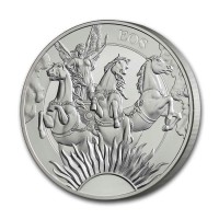5 oz Silber St. Helena East India Company Goddesses series: Eos and the Horses inkl. Box & COA - max. 1000 ( diff.besteuert nach §25a UStG )