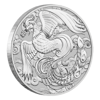 1 oz Australien Perth Mint Platin Reverse-Proof Phoenix 2023 inkl. Box / COA - max 150 Stk  ( inkl. gesetzl. Mwst )