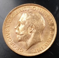 0,2354 oz Gold Sovereign George ( 7,32 Gramm fein )