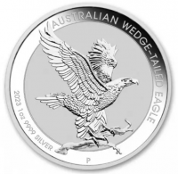 1 oz Silber Australien Wedge-Tailed Eagle 2023 Perth Mint inkl. Memorial Effigy 1952-2022 ( diff.besteuert nach §25a UStG ) - LZ ca.04/23