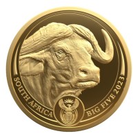 1 oz Gold Büffel 2023 Proof in Box / COA " Big Five " South African Mint - max 500 / 2te Serie Big Five