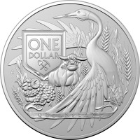 1 oz Silber Royal Australian Mint Coat of Arms 2023 Queensland in Kapsel - max. 50.000 Stk / LZ Ende Mai - Anfang Juni ( diff.besteuert nach §25a UStG )