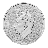 1 oz Silber Grossbritannien  Royal Mint / United Kingdom Britannia Coronation 2023 - max. 200.000 ( diff.besteuert nach §25a UStG )