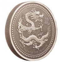 2 oz Silber Samoa Antique Finish Scottsdale Mint " Dragon 2024 " - max. 888 Stück