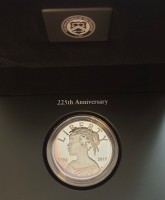 1 oz Silber High Relief American Lady Liberty 2017 " 225th Anniversary " inkl. Box / COA / COINBOOK ( inkl. 19% Mwst )