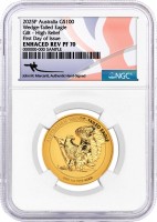 1 oz Gold PF70 Perth Mint im Slab FDI Ultra High Relief Perth Mint " Wedge Tailed Eagle 2025 " - max. 500 Stk gesamt