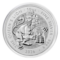 10 oz Silber Royal Mint / United Kingdom " Royal Tudor Beast 2026 Queen's Lion "