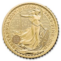 1/10 oz Gold Britannia 2027 - inkl. Wave Privy for 40 Years
