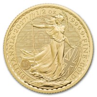 1/2 oz Gold Grossbritannien Britannia 2027 / Neuware - inkl. Wave Privy for 40 Years