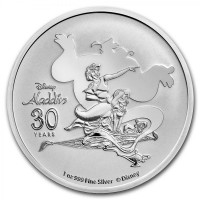 1 oz Silber New Zealand Mint Disney 30 Jahre Aladin - max 25.000