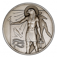 2 oz Silber Antique Finish Ultra High Relief Horus Egyptian Gods Series ( inkl. gesetzl. Mwst )