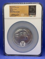 5 oz Silber MS70 Buffalo / Büffel Slab " Big Five " South African Mint - max 500 inkl. Box für den Slab und LEERBOX der South African Mint