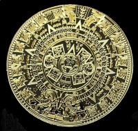 1 oz Gold Samoa 2021 Aztekenkalender / Aztec Empire - 1te Ausgabe inkl. Box / COA ( max 100 Stk )