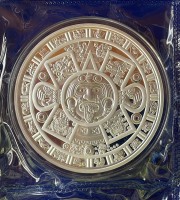 5 oz Silber Prooflike Samoa Aztec Empire 2022 in Kapsel & Folie double sealed / einzeln nummeriert / 2te Ausgabe - max 1.000